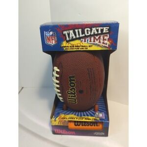 Wilson NFL Tailgate Time Football with Pump and Tee, Junior Size 2010